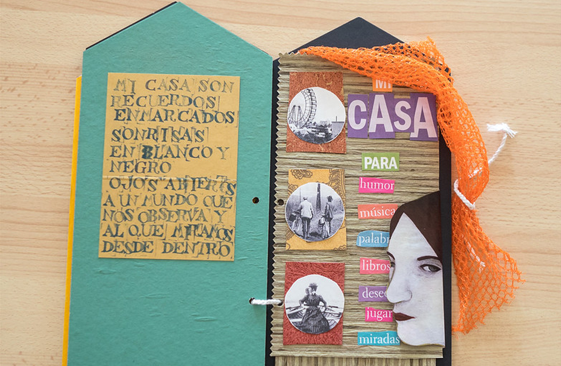Cartoneras, un taller de creación colectiva de libros con materiales reciclados de Lara Meana