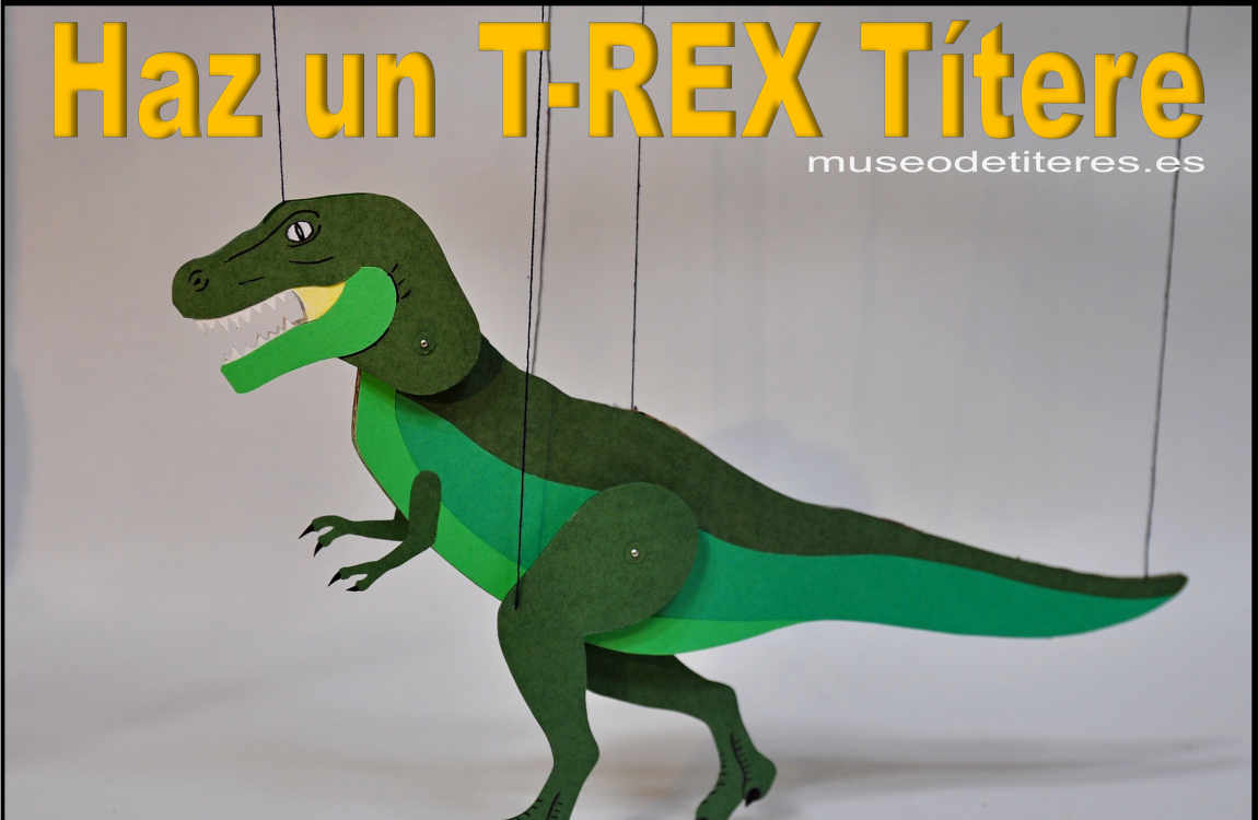 Haz un Tiranosaurio Rex Títere