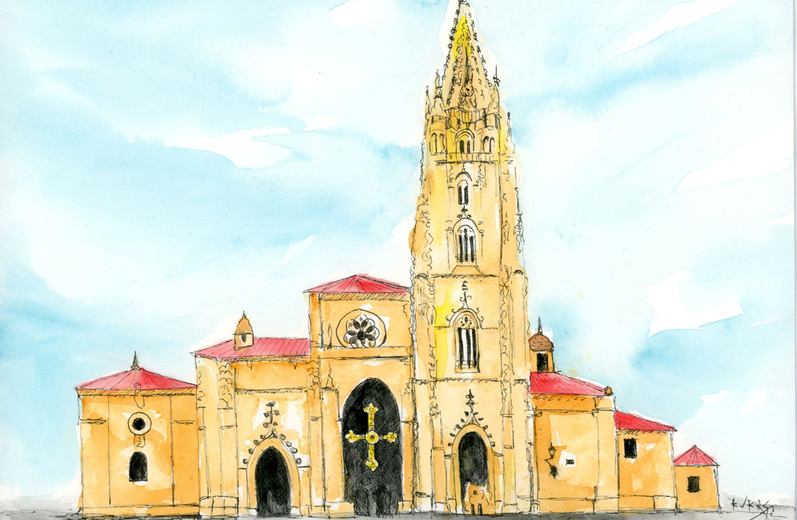 De El Salvador a Santiago. El origen del camino: Asturias