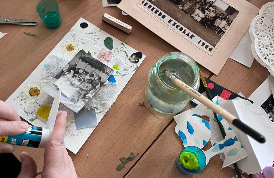 Collage analógico As Nosas Nías de NÍA